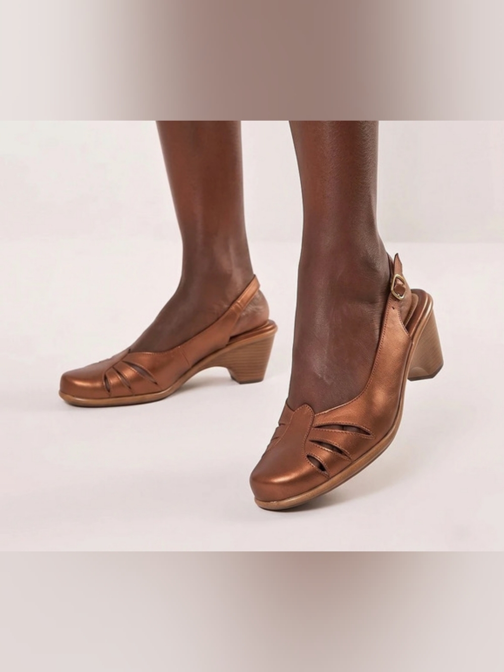 Dansko Sissy Brown Slingback Heels EUR 37